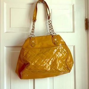 Large mustard colored bag